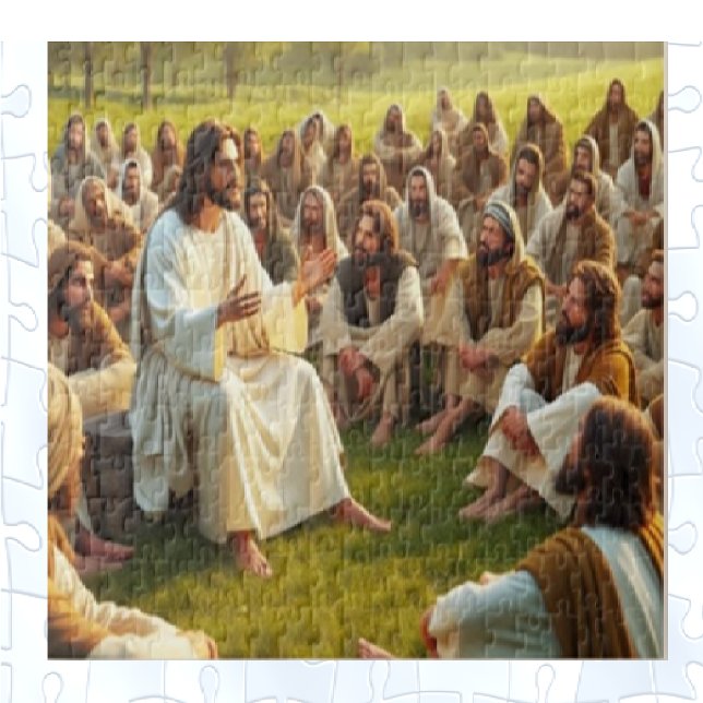 Jésus prêche Jigsaw Puzzle (Créateur téléchargé)