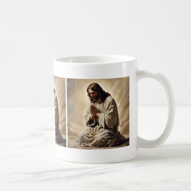 Jésus priant la Mug au café (Droite)
