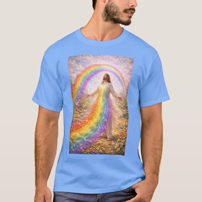 Jesus rainbow T-Shirt (Devant)