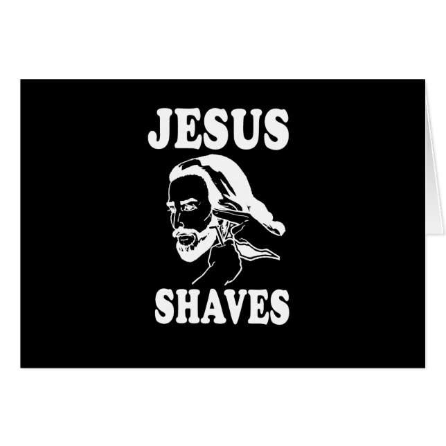 JÉSUS RASE le T-shirt (Devant horizontal)