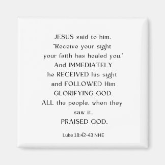 JÉSUS RECEVOIR VOTRE MAGNET DE VUE