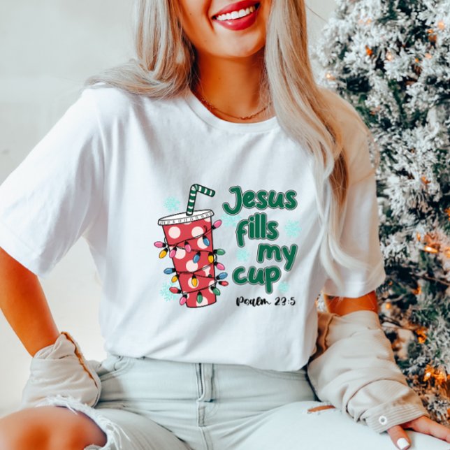 Jésus Remplit Mon T-shirt Coupe (Créateur téléchargé)