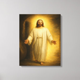 Jésus ressuscité de la toile d'art Tomb™ LDS