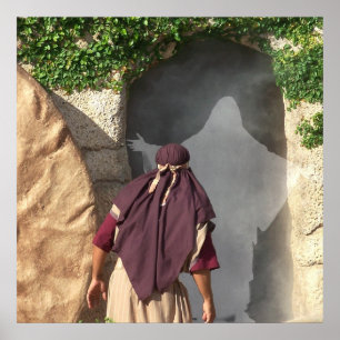 Jésus Résurrection de la Tombe Poster de Pâques Ar