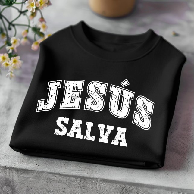 Jesús Salva déshonoré t-shirt chrétien espagnol (Créateur téléchargé)