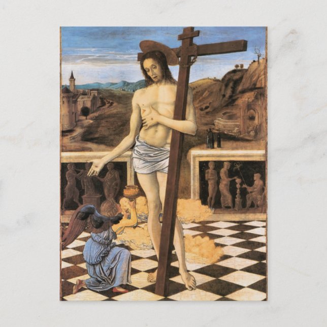 Jésus Sang Du Rédempteur Carte Postale Religieuse (Devant)