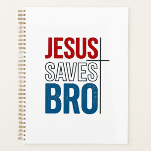 Jésus Sauve Frère Typographie Chrétienne Design T-