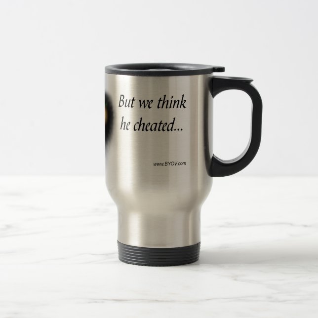 Jésus sauve la tasse de voyage (Droit)