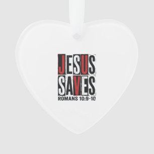Jésus Sauve Romains 10_9 Chemise Vintage Chrétienn