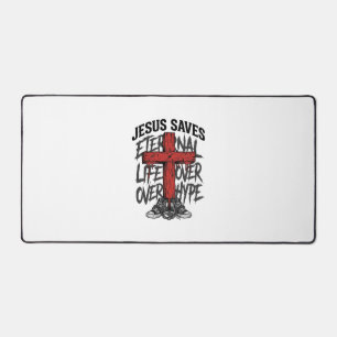 Jésus Sauve Vintage Croix Christian Streetwear Shi