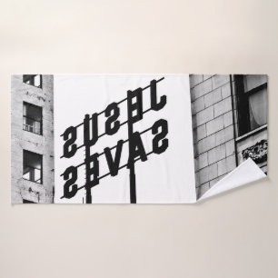 JESUS SAVE Ensemble de serviettes de bain