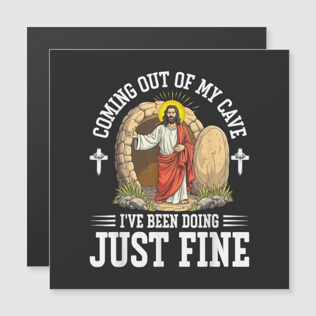 Jésus sortant de ma grotte (Devant / Derrière)