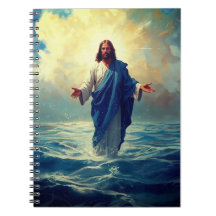Jésus sur l'eau Classic Carnet Pages Lins