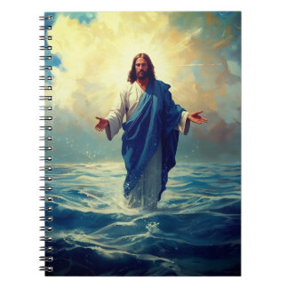 Jésus sur l'eau Classic Carnet Pages Lins