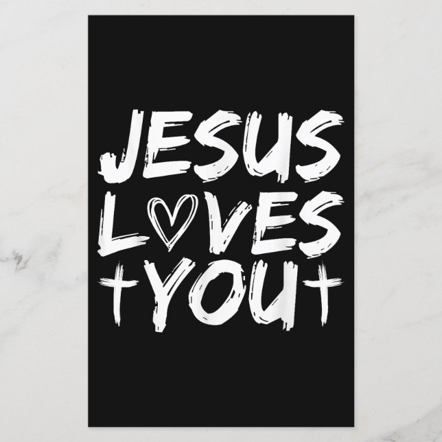 Jésus t'aime, Jésus (Devant)
