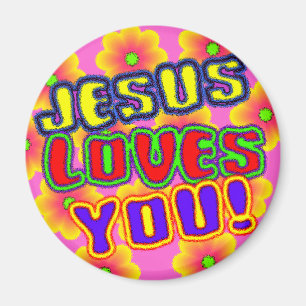 Jésus T'Aime ! Magnet