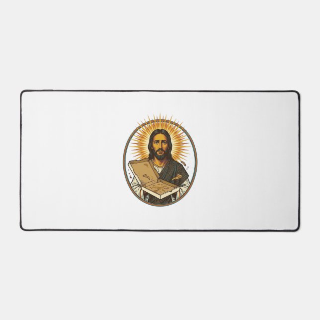 Jésus Trompé Par Une Boîte De Pizza Vide Humour De (Recto)