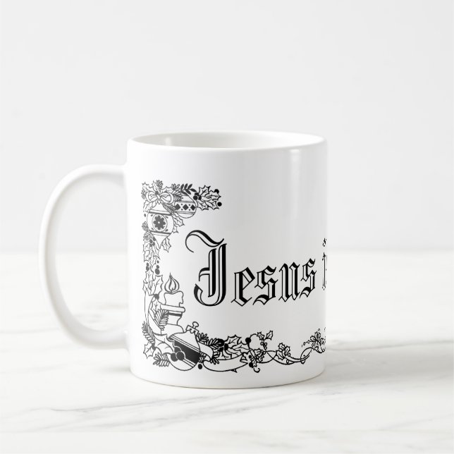 Jésus vintage est seigneur Mug (Gauche)