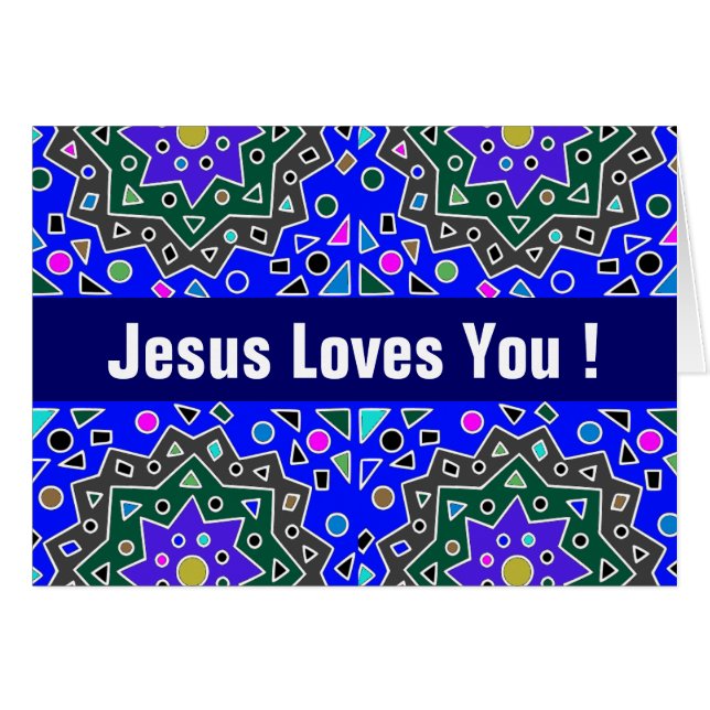 jésus vous aime ! (Devant horizontal)