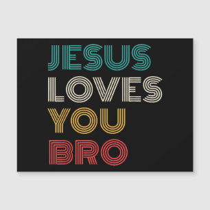 Jésus Vous Aime Bro, Drôle Foi Chrétienne Rétro