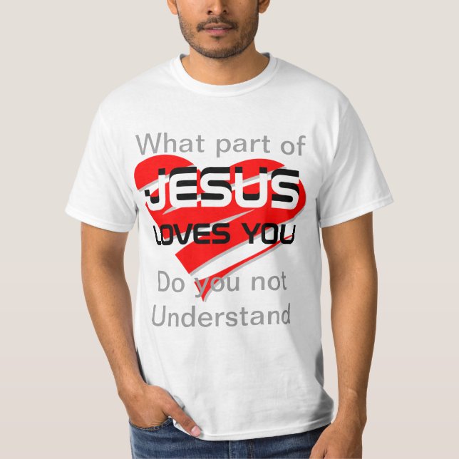JÉSUS VOUS AIME T-SHIRT (Devant)