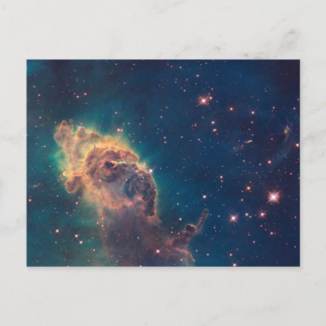 Jet en Carina Nebula Carte Postale (Devant)