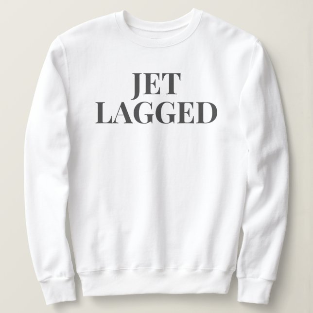 JET LAGGGED SWEATSHIRT (Design devant)