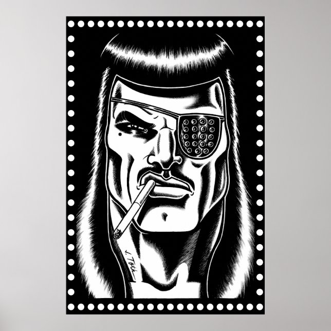 Jet Latex™/Studs/Large Poster (Devant)