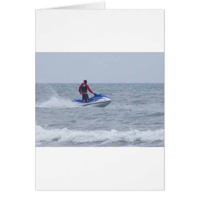 jet ski à la plage (Devant)