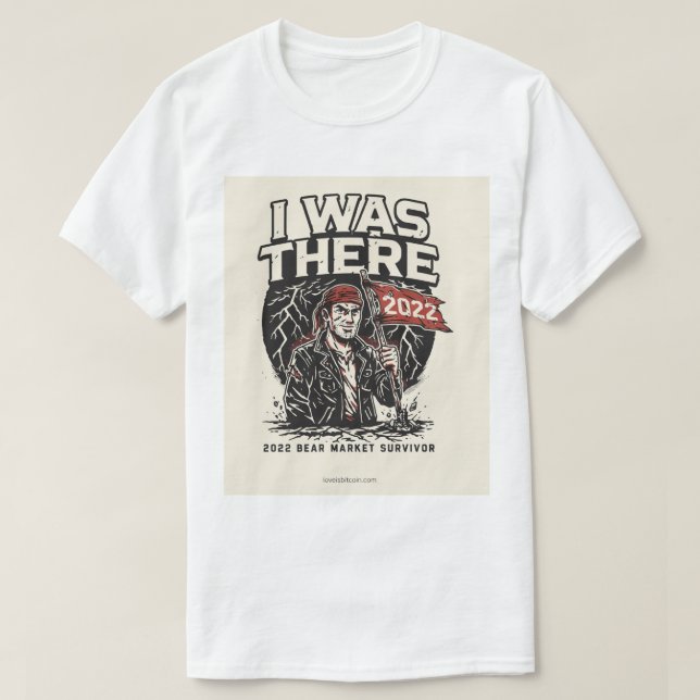 J'ÉTAIS LÀ - T-Shirt homme Bitcoin (Design devant)
