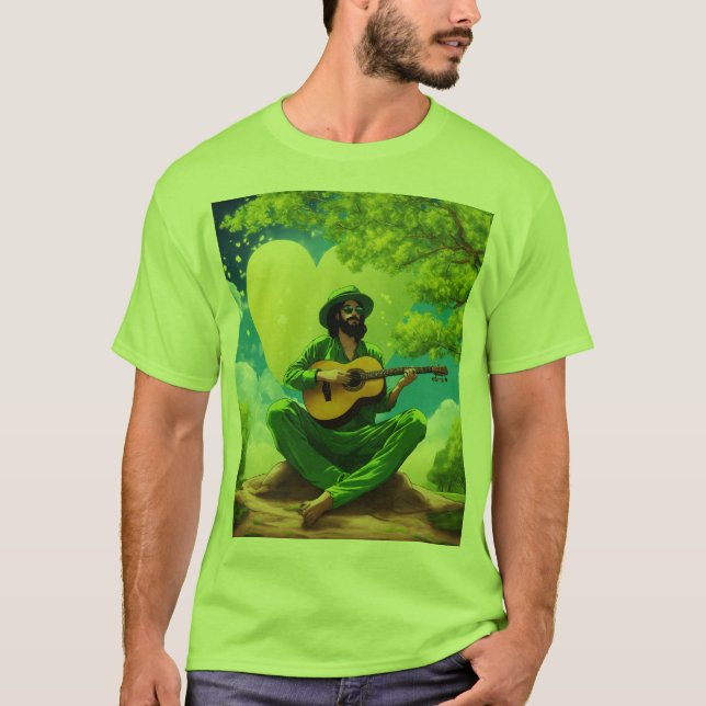 J'Étais Là : T-Shirt Psychedélique De Vibes De Reg (Devant)
