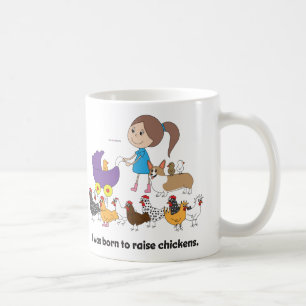 J'étais né pour soulever la tasse de poulets