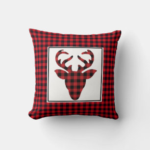 Jeté de Coussin - Imprimé Plaid de Buffalo