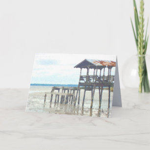 "jetée de pêche" vide à l'intérieur de la carte de
