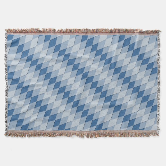 Jeter la couverture - Motif de Jacquard diagonale (Devant)