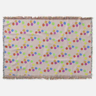 Jeter la couverture - Points de couleur primaires
