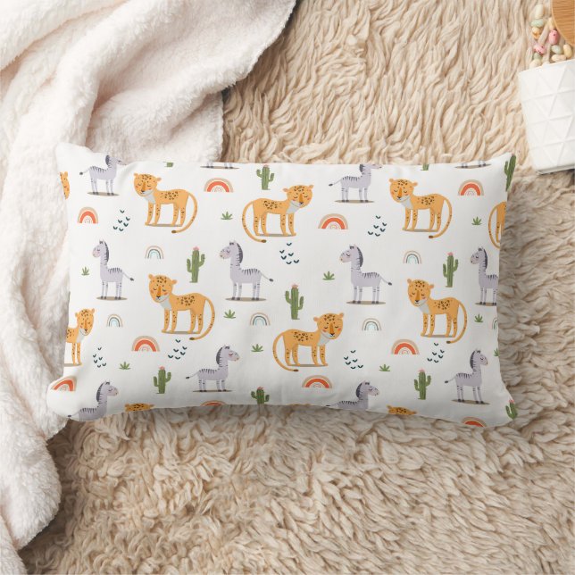 Jeter Oreiller Animaux africains sauvages (Couverture)