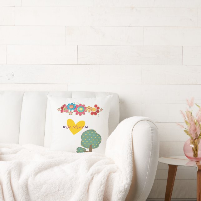 Jeter Oreiller Saint Valentin Sois à moi (Canapé)