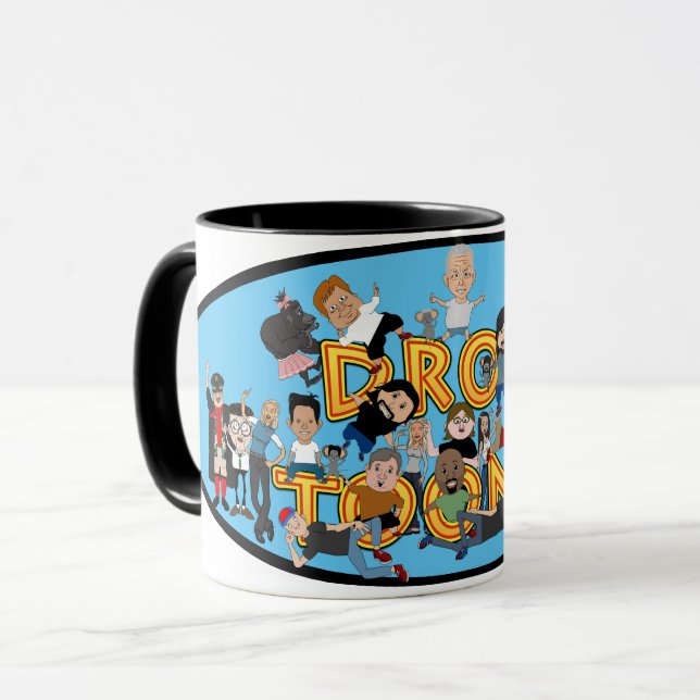 Jetez les personnages de toons Mug (Devant gauche)