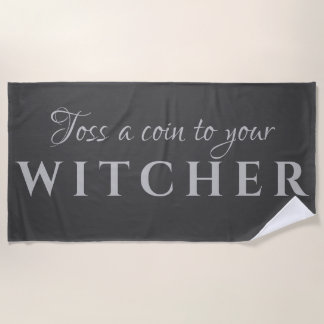 Jetez une pièce à votre serviette de bain Witcher 