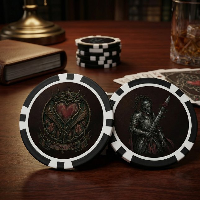 Jeton Dark Fantasy Chevalier & Sigil Gothique (Créateur téléchargé)
