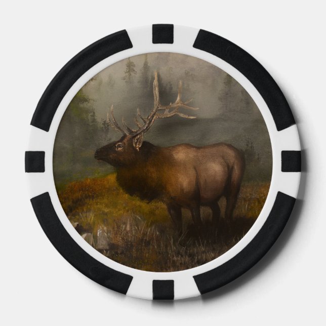 Jeton de poker Elk (Recto)