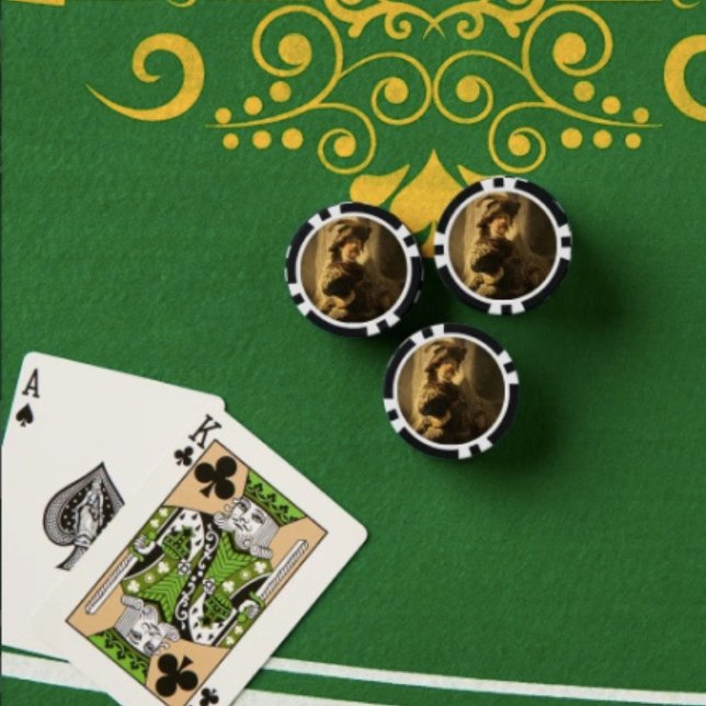 Jeton de poker Porte-drapeau de Rembrandt (Rembrandt’s Standard Bearer Poker Chips Full colour graphics easy stacking 9 vibrant colours.
)