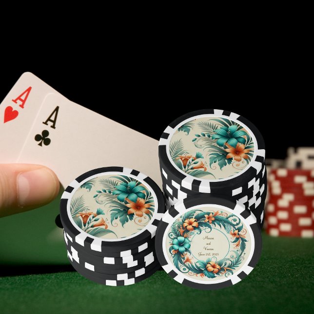 Jeton de poker Tropical Iridescence (Créateur téléchargé)