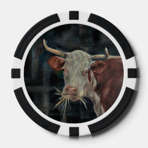 Jeton de poker vache