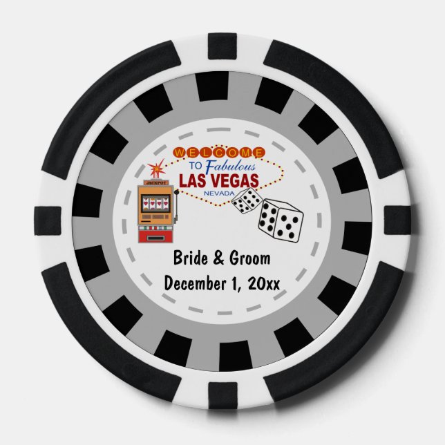 Jetons de casino de mariage à Las Vegas (Recto)