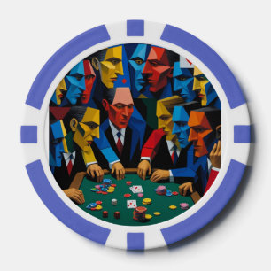 Jetons de Casino Nuit de Poker Pop Art