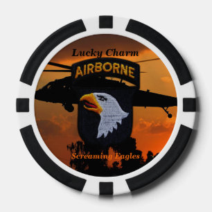 Jetons De Poker 101e aigle à hurler aéroporté fort campbell