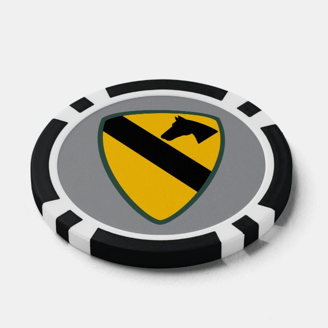 Jetons De Poker 1re division de cavalerie Patch (Simple)