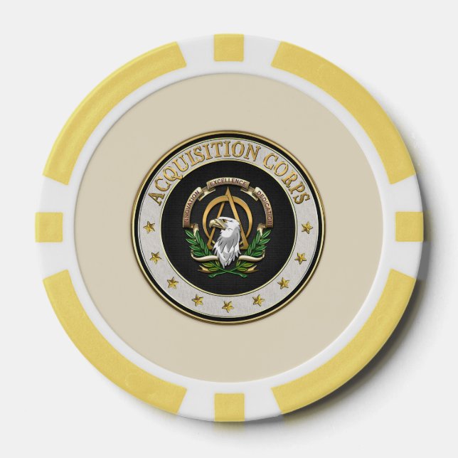 Jetons De Poker [400] Insigne de branche du Corps d'acquisition (A (Recto)